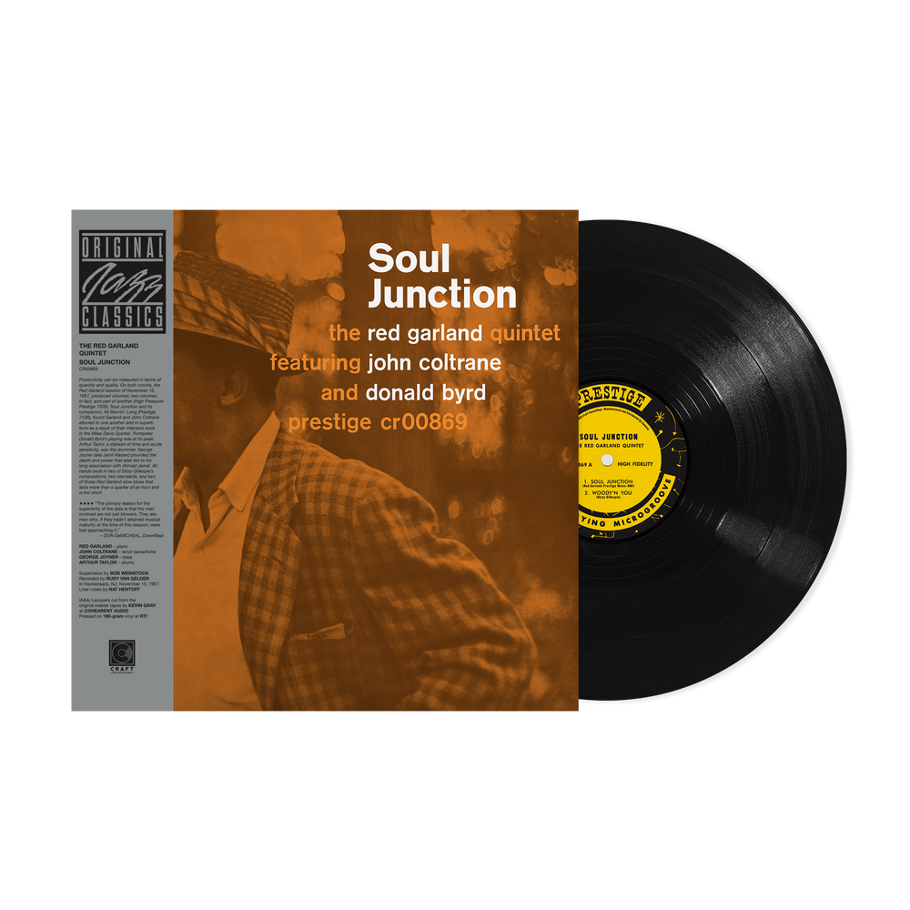 the album cover for The Red Garland Quintet - Soul Junction (Original Jazz Classics Series)-[180g LP]