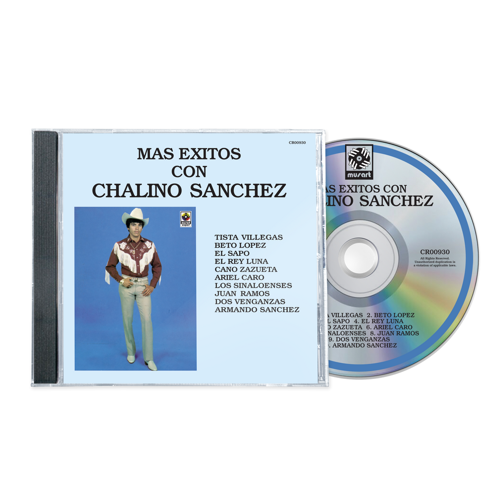 the album cover for Chalino Sanchez - Mas Exitos con Chalino Sanchez -[CD]