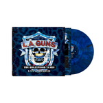 the album cover for L.A. Guns - The Hollywood Years - Live & Loaded [Blue Marble LP]