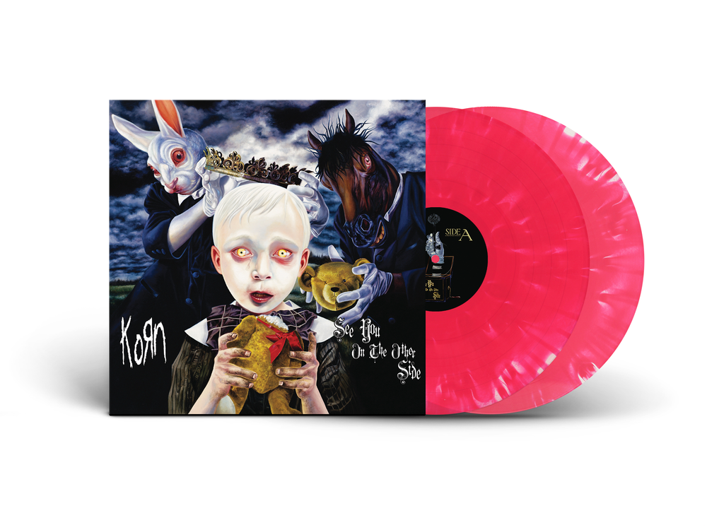 the album cover for Korn - See You On The Other Side (20th Anniversary Edition) -[Indie Exclusive Cloudy Magenta 2LP]