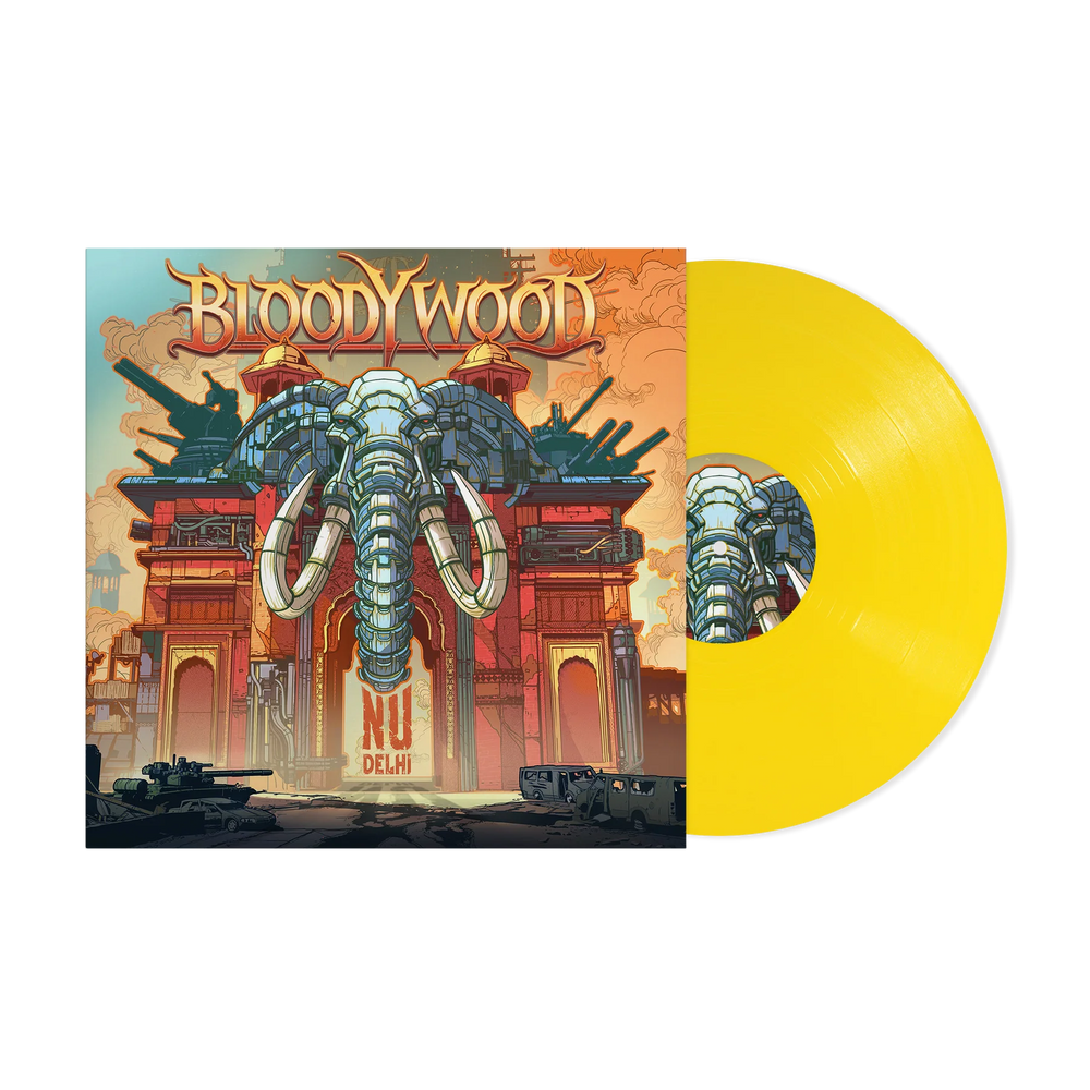 the album cover for Bloodywood - Nu Delhi [Canary Yellow Vinyl]