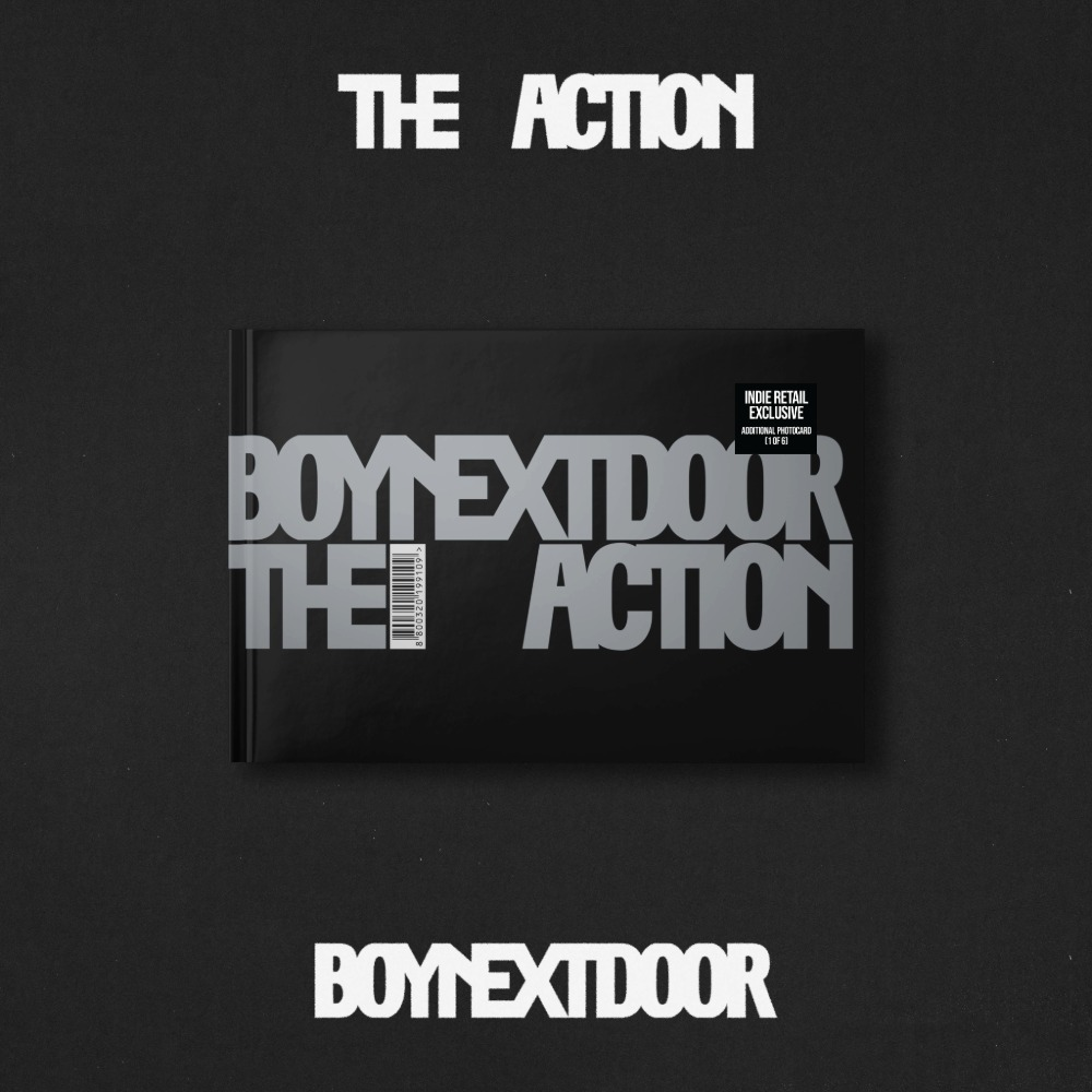 the album cover for BOYNEXTDOOR - BOYNEXTDOOR 5th EP (The Action) [Pause ver.] [Indie Retail Exclusive]