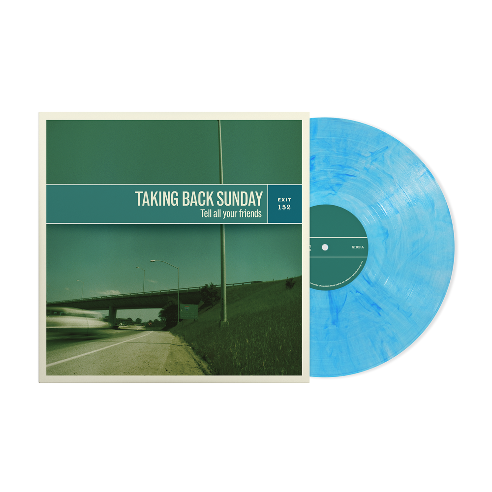 the album cover for Taking Back Sunday - Tell All Your Friends -[Indie Exclusive Maelstrom LP]