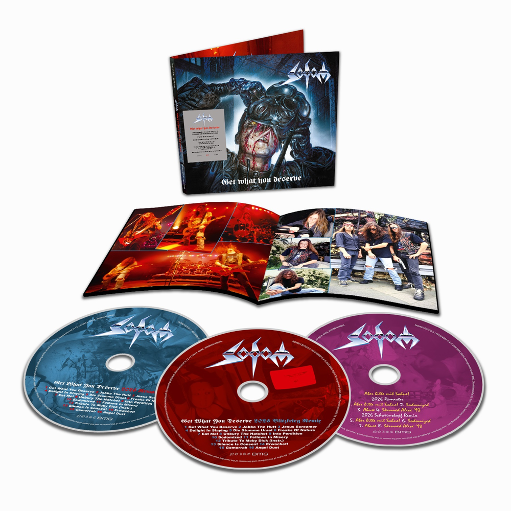the album cover for Sodom - Get What You Deserve - Expanded Edition [Deluxe]