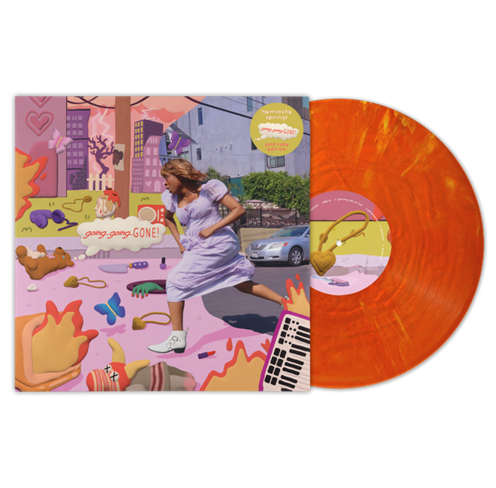 the album cover for hemlocke springs - going…going…GONE! [RSD 2026]