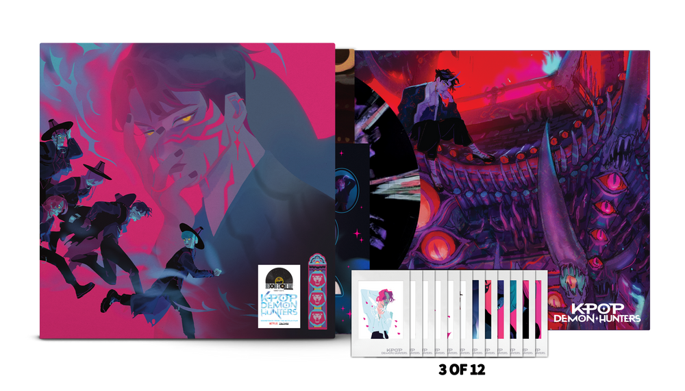 the album cover for Various Artists - KPop Demon Hunters (Soundtrack from the Netflix Film) - Saja Boys Edition [RSD 2026]