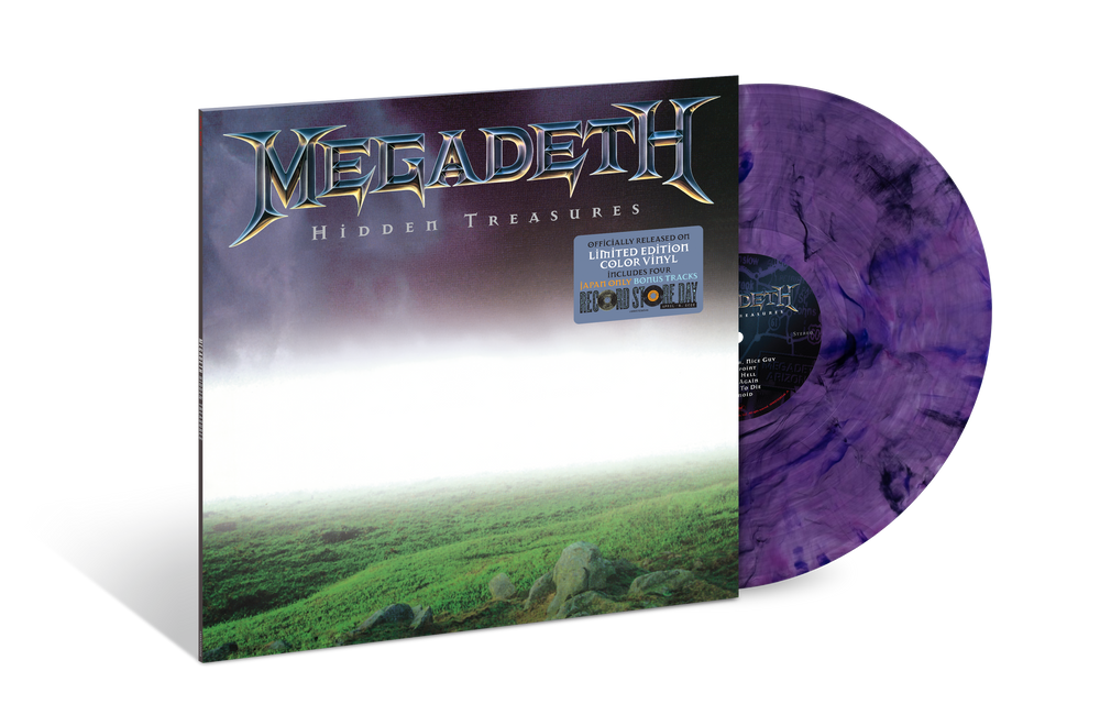 the album cover for Megadeth - Hidden Treasures [RSD 2026]