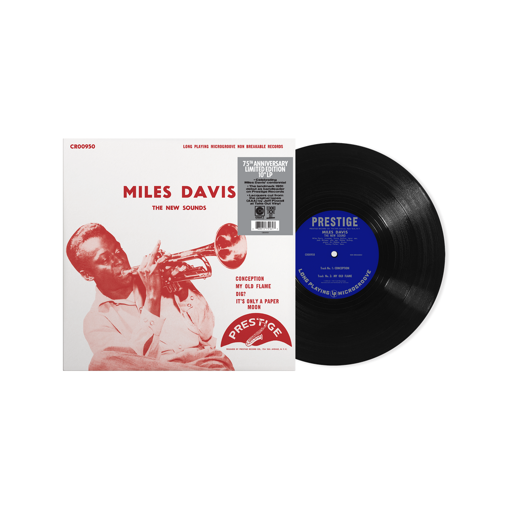 the album cover for Miles Davis - The New Sounds (Mono 10") [RSD 2026]