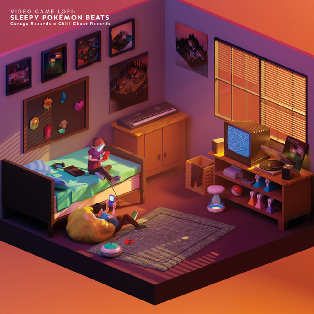 the album cover for Unknown Artist - Video Game LoFi: Pokemon Lullabies - Deluxe Edition [RSD 2026]