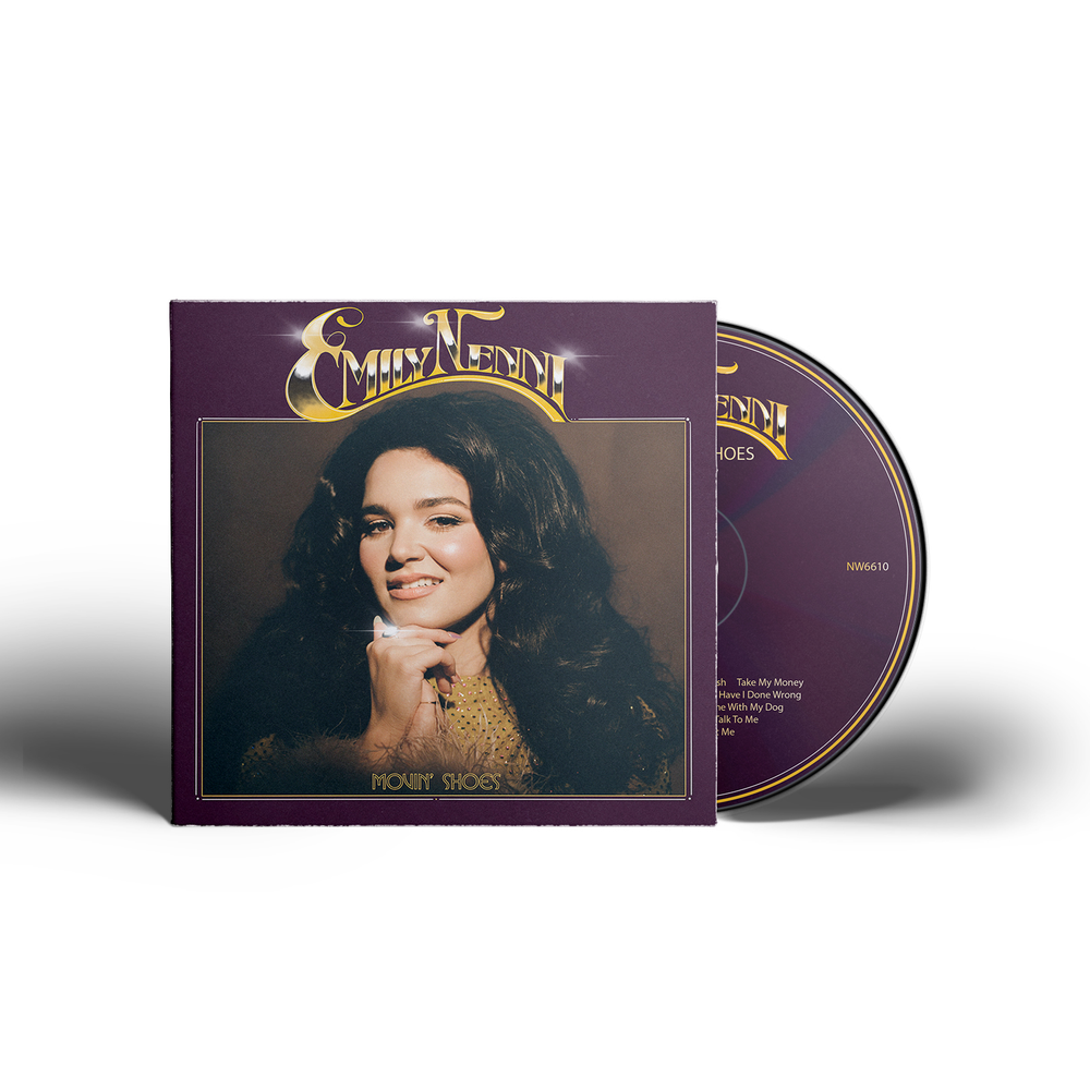 the album cover for Emily Nenni - Movin' Shoes [Digipak]