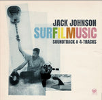 the album cover for Jack Johnson - SURFILMUSIC (Soundtrack & 4-Tracks) [Indie Exclusive Soda Pop Bottle Blue]