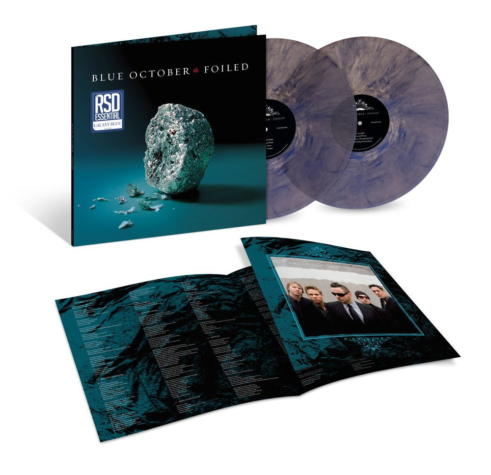 the album cover for Blue October - Foiled [RSD Essential - Galaxy Blue]