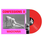 the album cover for Madonna - CONFESSIONS II [Translucent Red Vinyl]