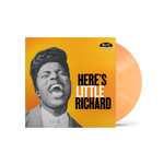 the album cover for Little Richard - Here's Little Richard - [Indie Exclusive Georgia Peach]