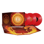 the album cover for Jeremy Zuckerman - Avatar: The Last Airbender - Book 3: Fire (Music from the Animated Series) [Red]