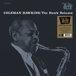 the album cover for Coleman Hawkins - The Hawk Relaxes - Moodsville Acoustic Sounds Series [180g Black - Stoughton tip-on jacket and OBI]