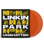 the album cover for Linkin Park - Unshatter Film Soundtrack - Live in Sao Paulo [Indie / D2C Exclusive Translucent Orange]