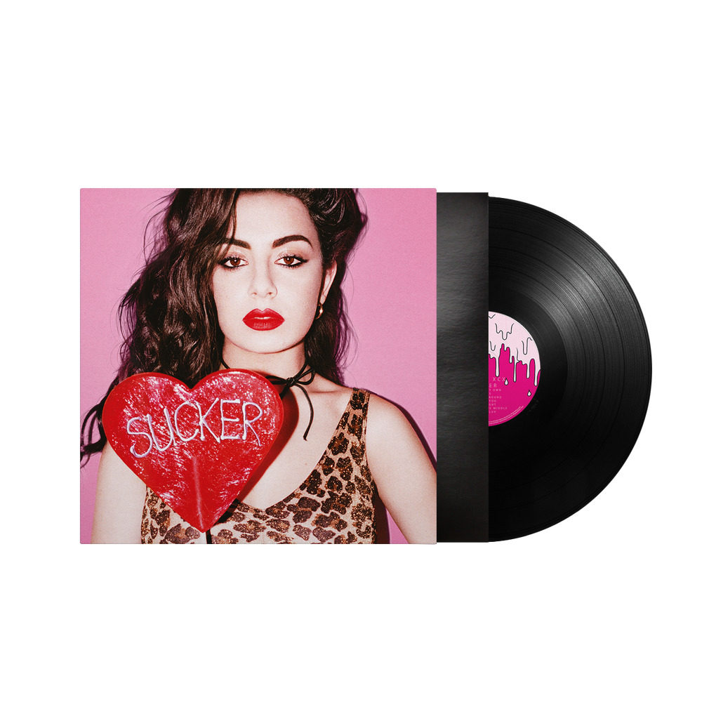 the album cover for Charli xcx - Sucker