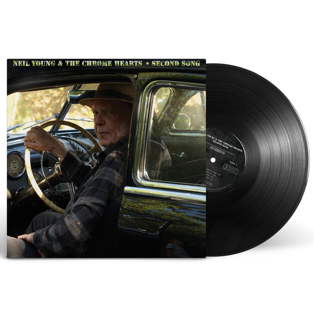 the album cover for Neil Young & The Chrome Hearts - Second Song