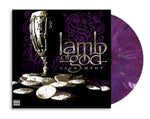 the album cover for Lamb Of God - Sacrament - 20th Anniversary [Blackened Purple]