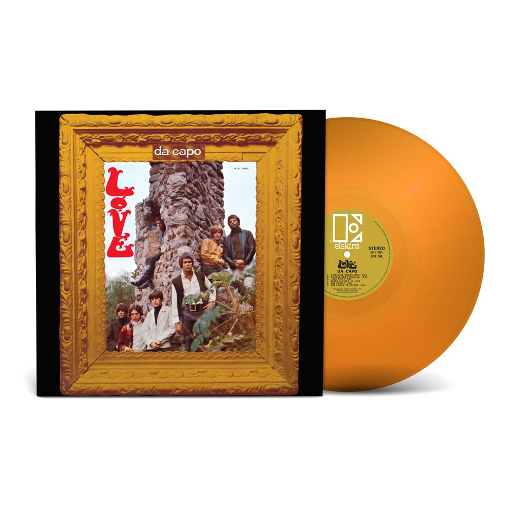 the album cover for Love - Da Capo [Transparent Orange, Brick & Mortar Exclusive]