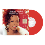 the album cover for Dianne Reeves - Christmas Time Is Here [Red LP]