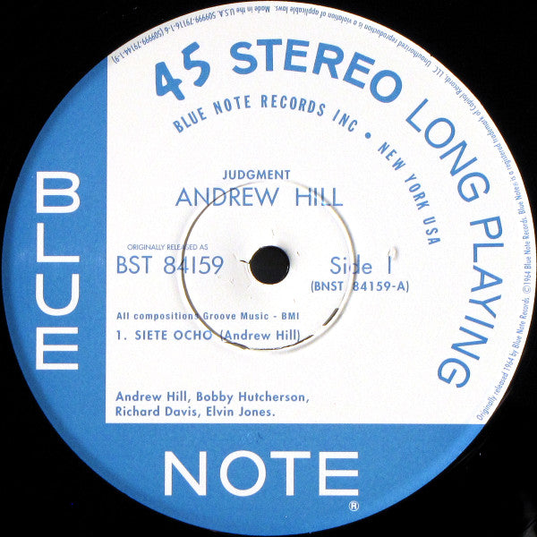 Andrew Hill : Judgment! (2xLP, Album, Ltd, RE, RM, 180)