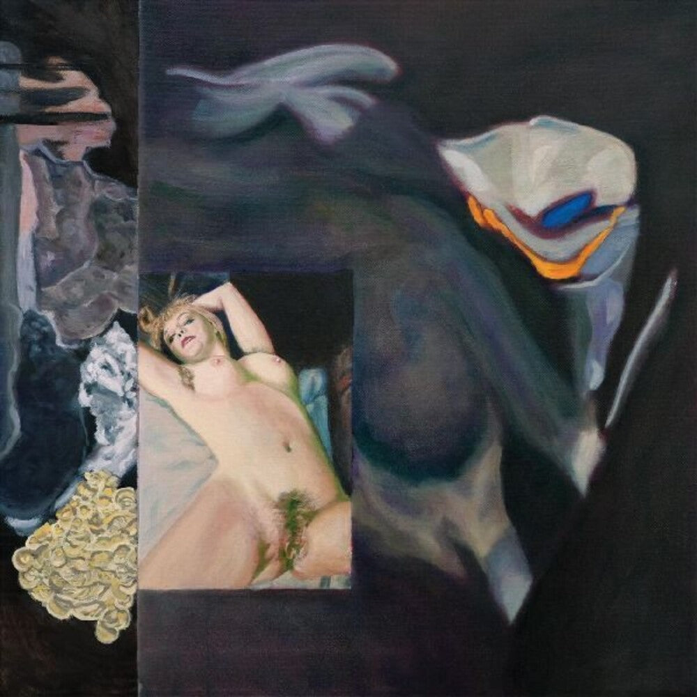 the album cover for Mega Bog - End of Everything [Indie Exclusive Limited Edition Neon Orange LP]