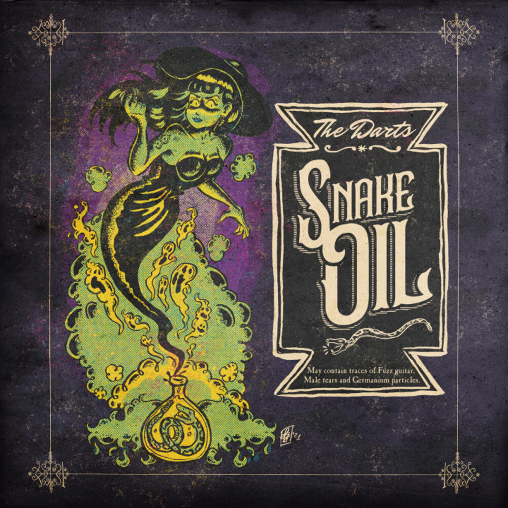 the album cover for Darts - Snake Oil