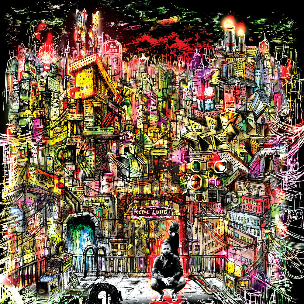 the album cover for Shrapknel - Metal Lung