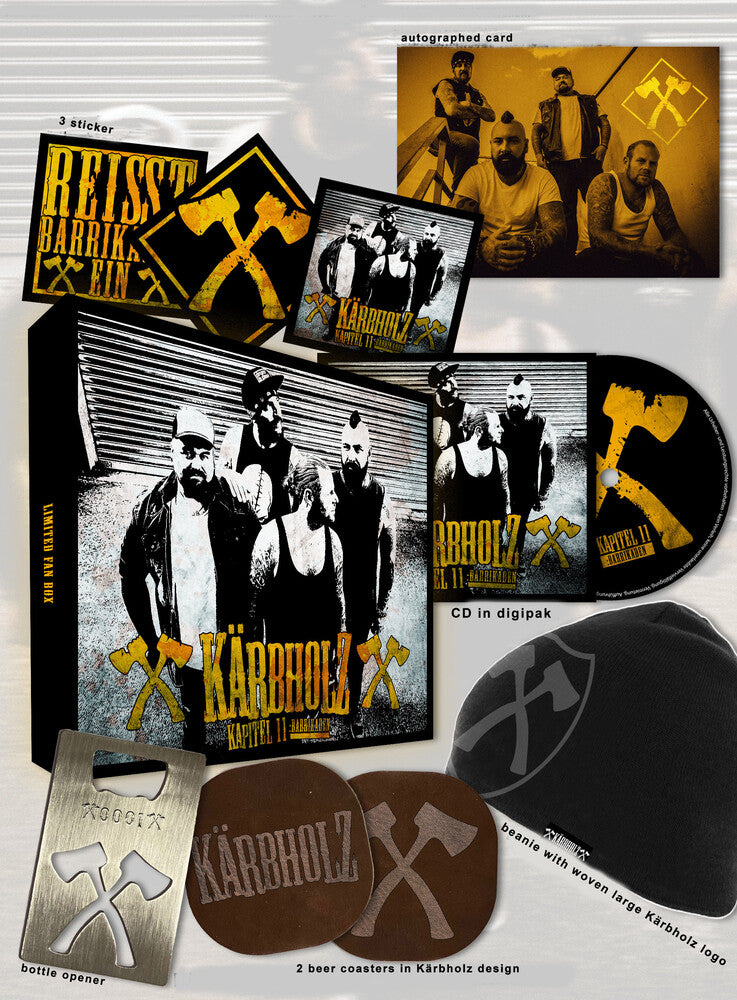 the album cover for Kärbholz - Kapitel 11: Barrikaden - Fanbox [Limited Edition]