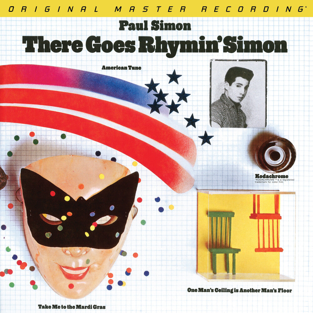 the album cover for Paul Simon - There Goes Rhymin' Simon