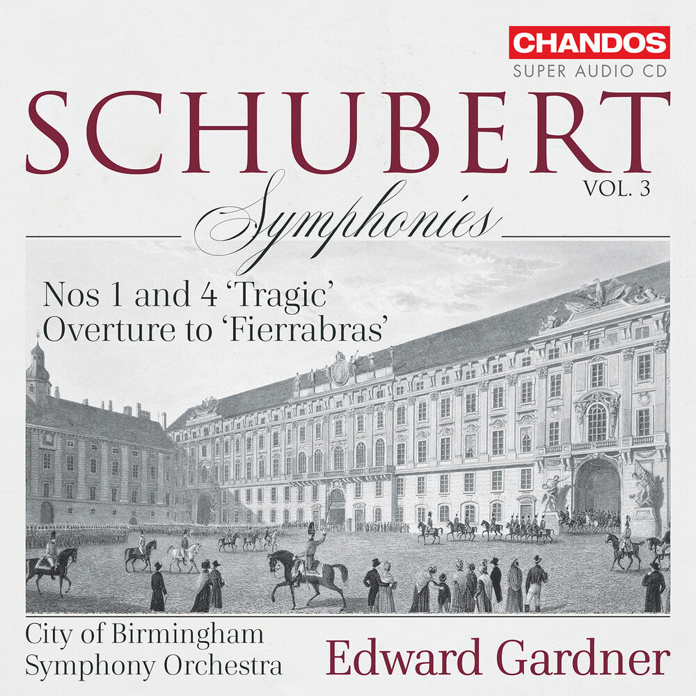 the album cover for Schubert / City of Birmingham Symphony Orchestra - V3: Symphonies
