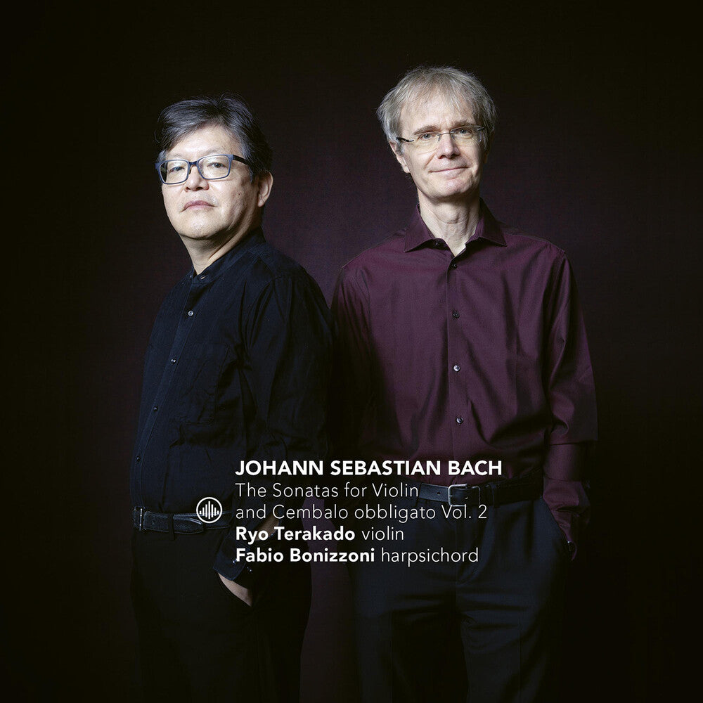 the album cover for Bach / Bonizzoni / Terakado - Sonatas For Violin & Cembalo Obbligato Vol. 2