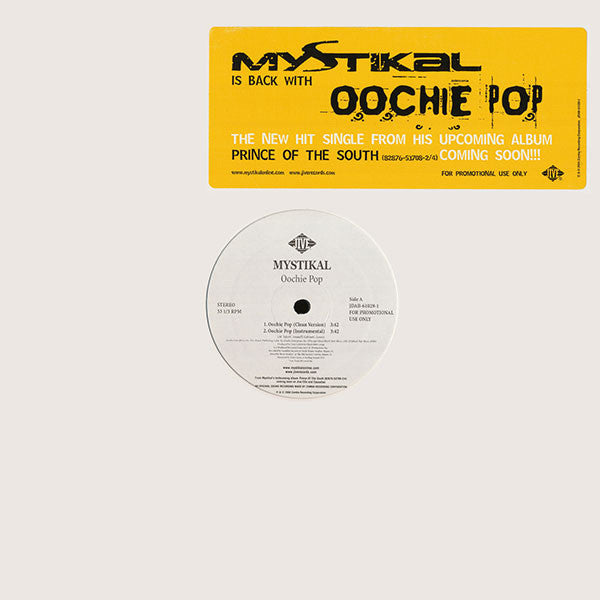 Mystikal : Oochie Pop (12", Promo)