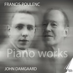 the album cover for Poulenc / Damgaard - Piano Works