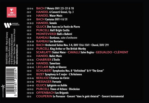 John Elliot Gardiner - Grabaciones completas de Erato - John Elliot Gardner (CD)