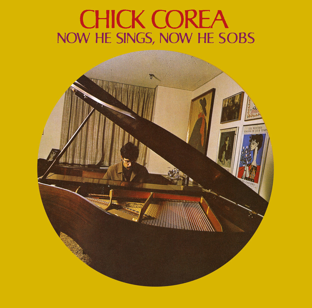 the album cover for Chick Corea - Now He Sings Now The Sobs (Hol)