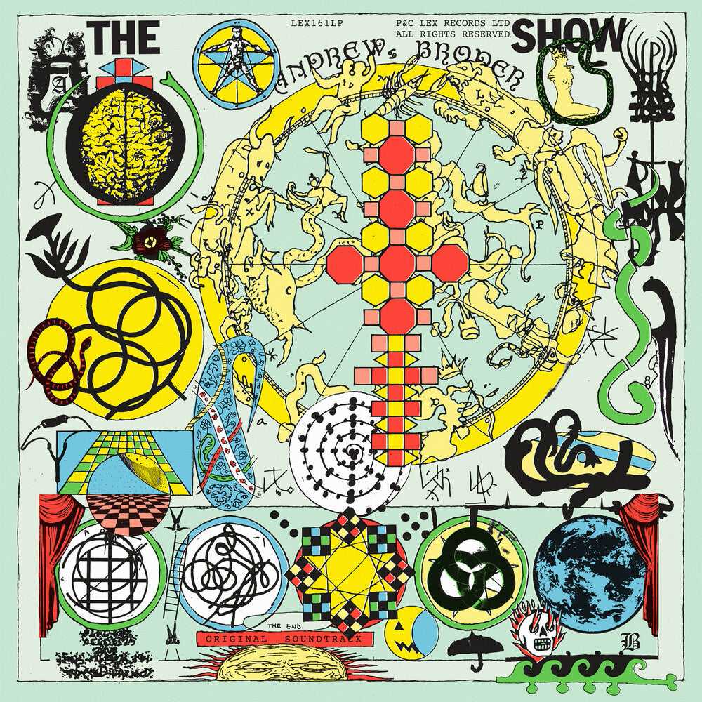 the album cover for Andrew Broder - Show - O.S.T. [Colored Vinyl] [180 Gram] (Ylw)