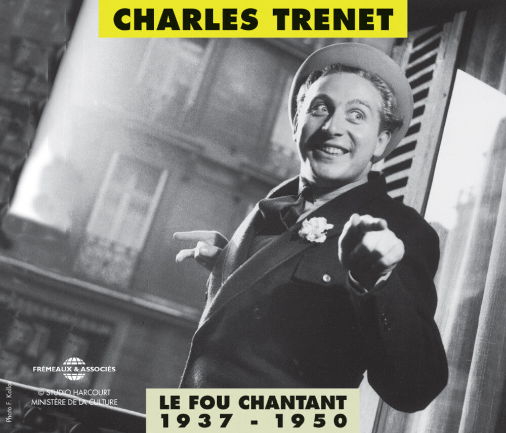the album cover for Charles Tr‚net - Le Fou Chantant 1937-1950