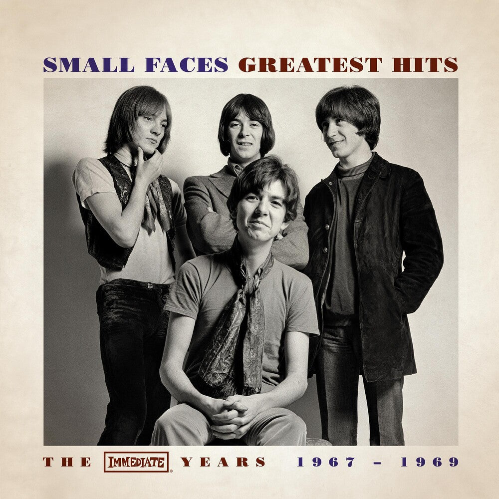 the album cover for Small Faces - Greatest Hits - The Immediate Years 1967-1969