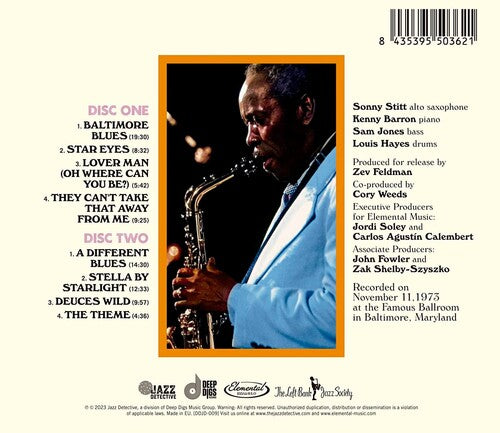 Sonny Stitt - Boppin In Baltimore: Live At The Left Bank (CD)