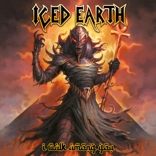Iced Earth - Walk Among You - ブリックレッド/イエロー/オレンジ (ビニールレコード)