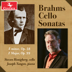 the album cover for Brahms / Honigberg / Yungen - Cello Sonatas