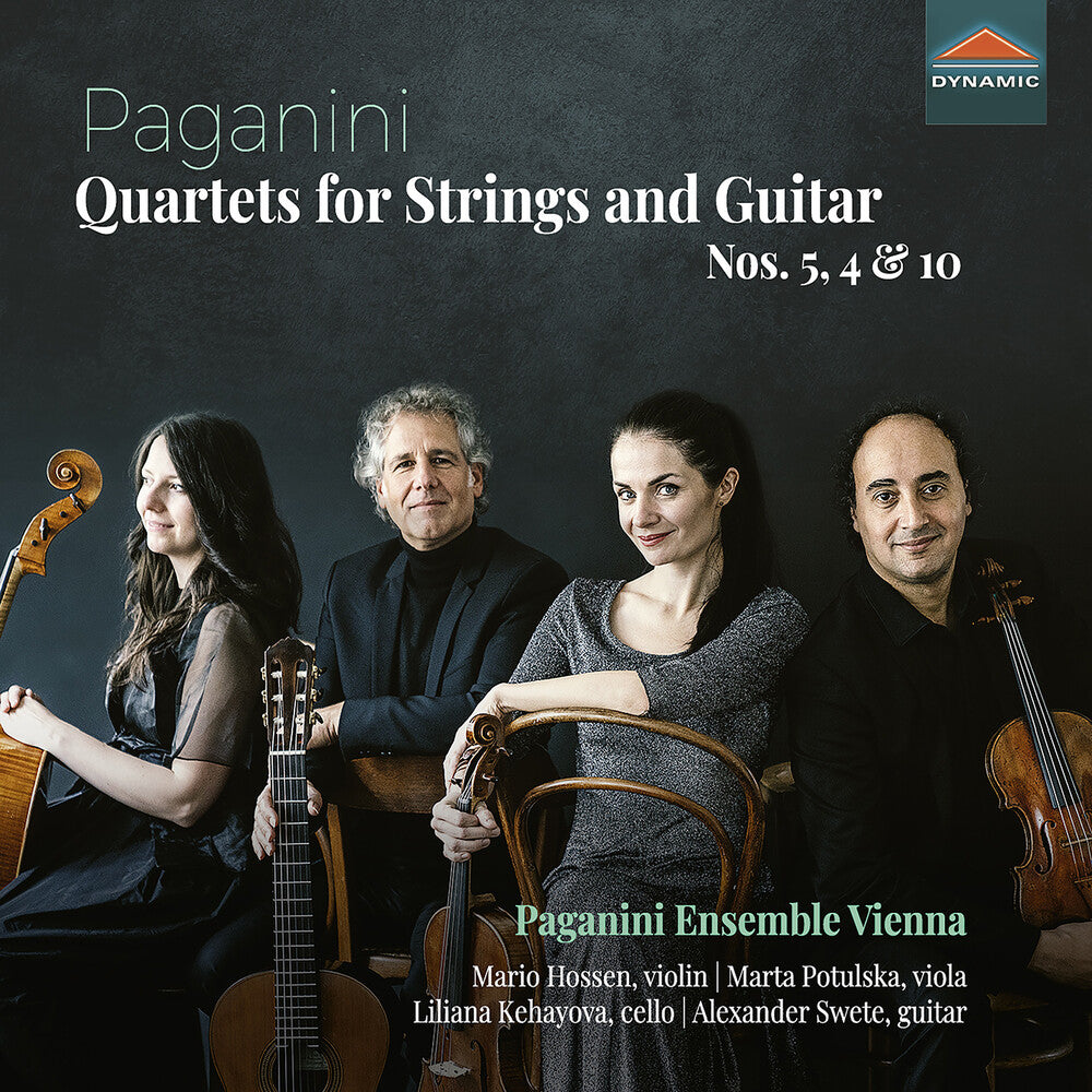 the album cover for Paganini / Paganini Ensemble Vienna - Quartets For Strings & Guitar Vol. 3