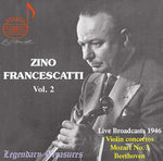 the album cover for Zino Francescatti - Legendary Treasures: Zino Francescatti 2