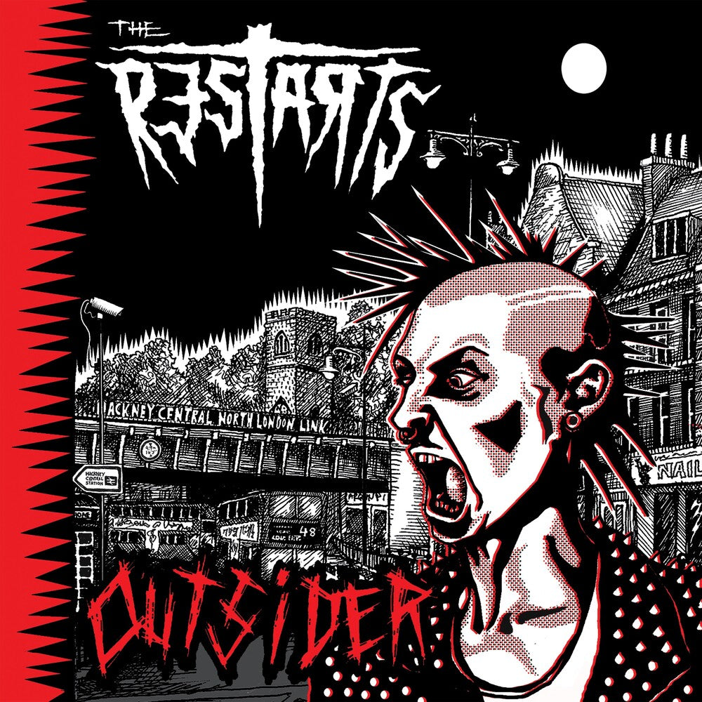 the album cover for Restarts - Outsider
