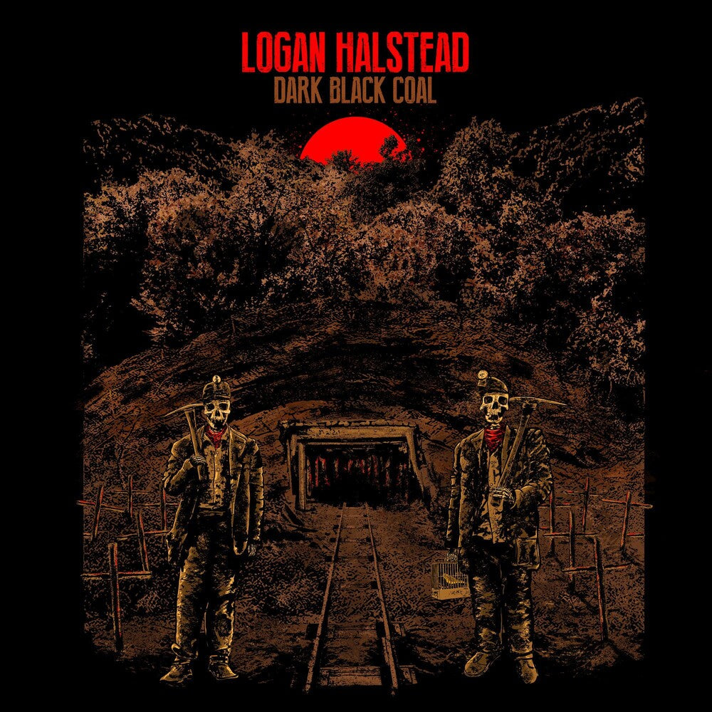 the album cover for Logan Halstead - Dark Black Coal [LP]