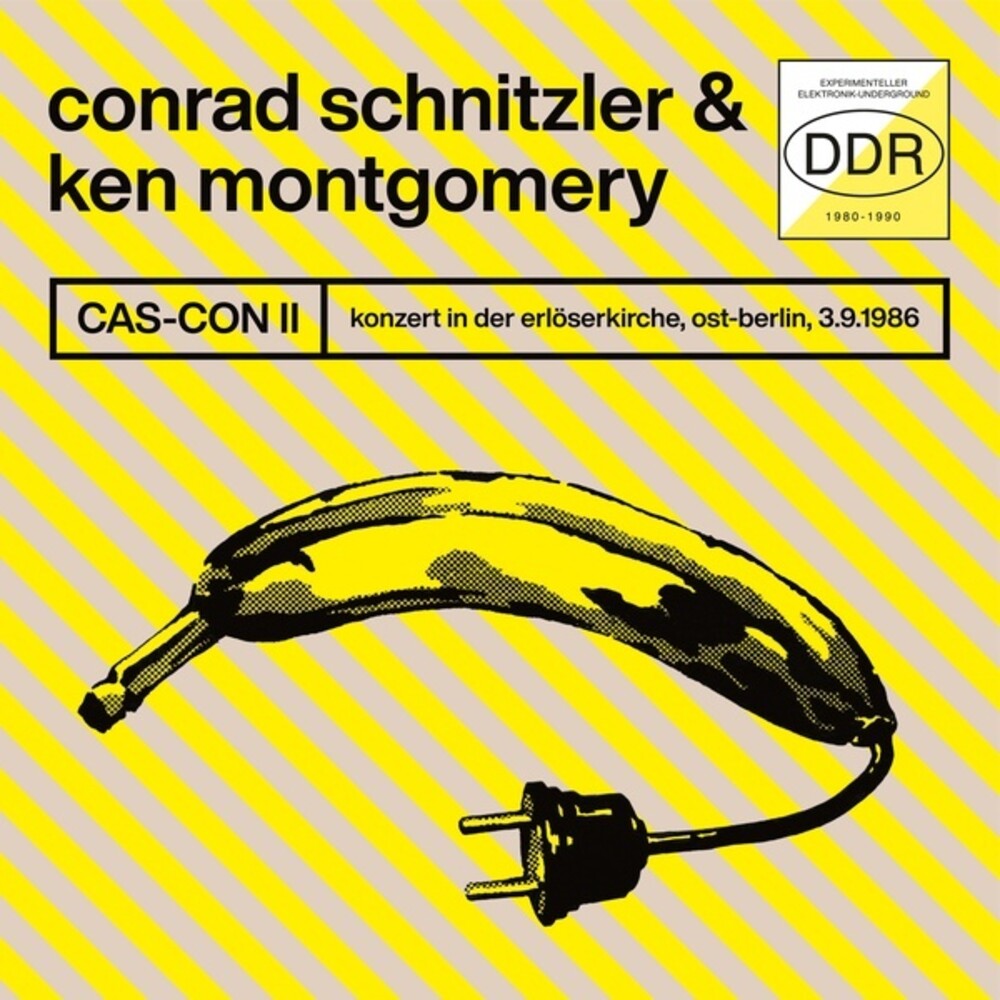 the album cover for Conrad Schnitzler/ Montgomery,Ken - Cas-Con Ii: Konzert In Der Erloserkirche