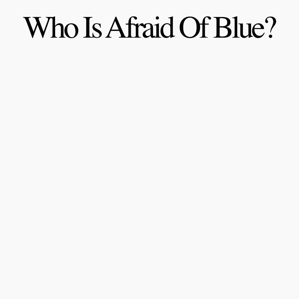 the album cover for Purr - Who Is Afraid Of Blue? [LP]